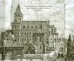 Porta Nigra (aka Porta Martis) in 1670