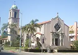 St. Timothy's Catholic Church, 10425 W. Pico Boulevard (at Beverly Glen)