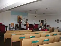 Saint Anne's church interior in 2006 prior to remodeling