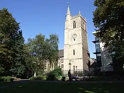 A picture of St James' Priory in Bristol where Hill was baptised