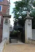 St John's College, gateway and piers adjoining the Old Bridge