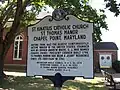 St. Thomas Manor, Historic Marker, September 2009