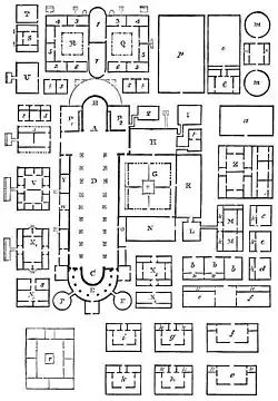 A copy of the Plan of Saint Gall
