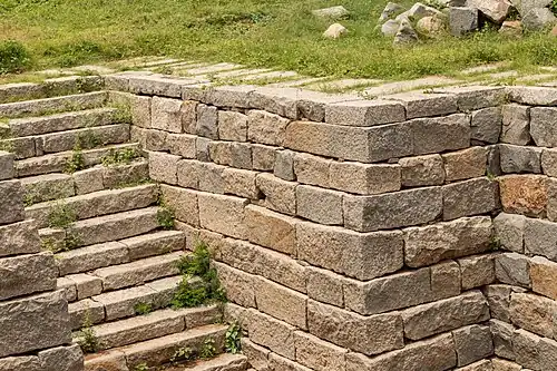 Stairs leading to the Ancient well