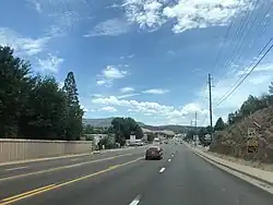 Star Valley is bisected by Highway 260. Local businesses line both sides of the highway.