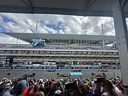 Start/Finish Straight at the 2024 Miami Grand Prix