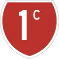 State Highway 1C marker