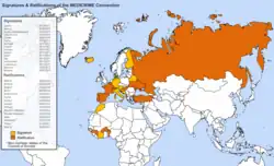 Signatures and ratifications of the Council of Europe MEDICRIME Convention (CETS No. 211)