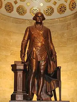 Illustrious Brother George Washington, Alexandria, Virginia, 1949, by Bryant Baker, George Washington Masonic National Memorial