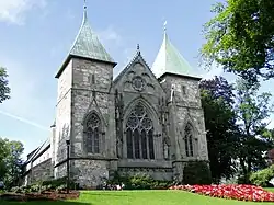 Rear view (east end)