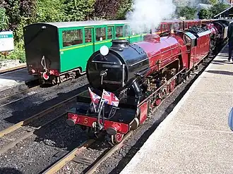 No. 5 Hercules leaving Hythe