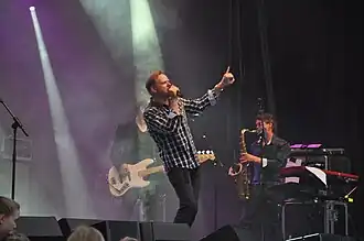 Stefán Hilmarsson, lead singer of Sálin hans Jóns míns in 2012