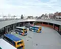 Buses in the interchange, March 2024