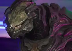 Picture of the Gorn model created for Strange New Worlds