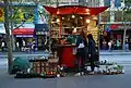A street stall on Swanston Street, May 2013