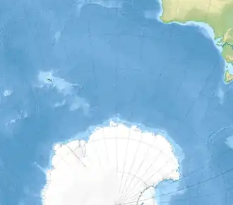 Ainsworth Bay, Antarctica is located in Subantarctic (Indian Ocean)