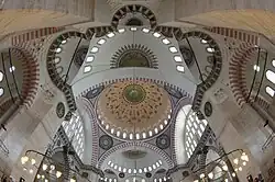 View of the semi-domes around the central dome