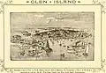 Advertisement for steamships to Glen Island.