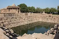 Sun temple, Surya kund with adjoining other temples and loose sculptures