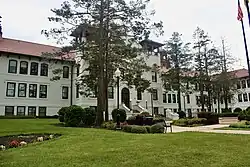 The new "Susan Cole Hall", main college hall for the university)[48]