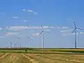 Windmills at the Eolica Mihai Viteazu Wind Farm