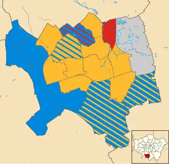 Sutton 2022 results map