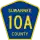 County Road 10A marker
