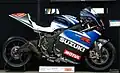 The Suzuki GSV-R, ridden by Kenny Roberts Jr. in the 2003 season on display.