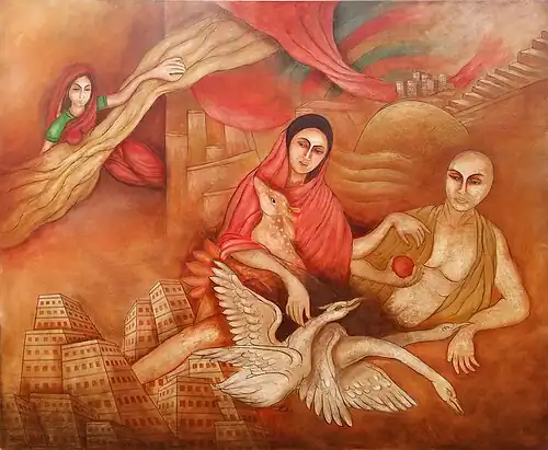 Sweet Dream, 2016 Size (5x6) feet