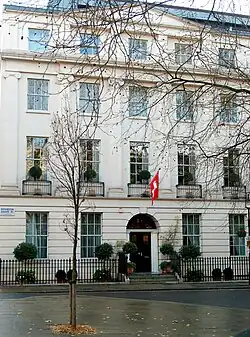 Residence of the Amabassador of Switzerland on 21 Bryanston Square