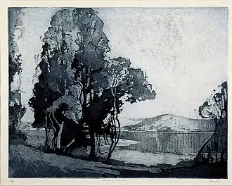 Hawkesbury Landscape (ca. 1928). Art Gallery of South Australia