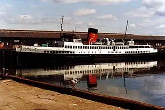 Turbine steamer TS Queen Mary.