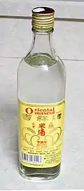A bottle of Chinese cooking mijiu