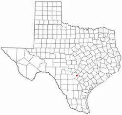 Location of Kirby, Texas