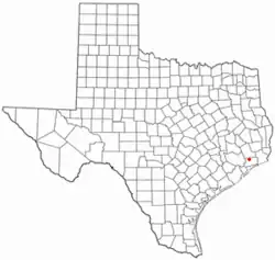 Location of Old River-Winfree, Texas