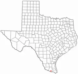 Location of San Juan, Texas