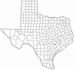 Location of Schulenburg, Texas