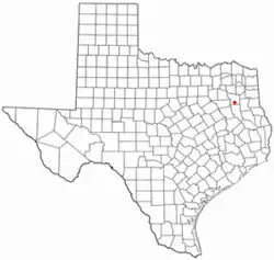 Location of Whitehouse, Texas