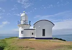 Tacking Point Lighthouse, south of Port Macquarie; completed in 1879