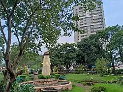 Building behind the Tagore Park in Mangaluru