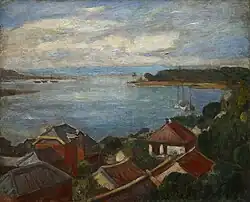 Tamsui Harbor (Li Mei-shu, 1930)