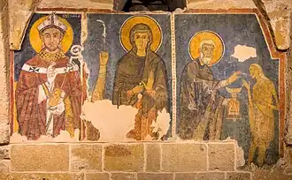 Fresco in the crypt.