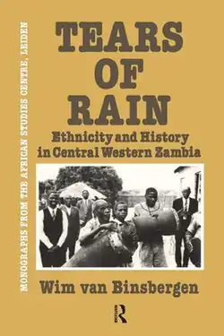 Book cover for Tears of Rain: Ethnicity and History in Central Western Zambia