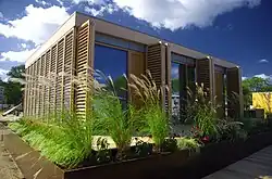 Image 50Darmstadt University of Technology, Germany, won the 2007 Solar Decathlon in Washington, DC with this passive house designed for humid and hot subtropical climate. (from Solar energy)