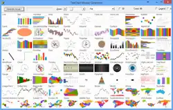 Multicolored graphic assortment