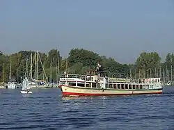 The ferry "Feen-Grotte" on the Havel