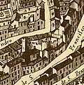 In the plan of Madrid of Pedro Teixeira (1656) some remains of the Christian Walls were noted, such as this fortification located between Calle Almendro and Calle Cava Baja.