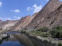 Tekezé gorge, a few km downstream from the reservoir