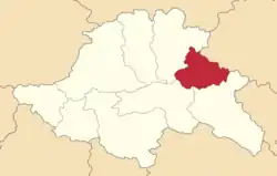 Location in the Tiflis Governorate