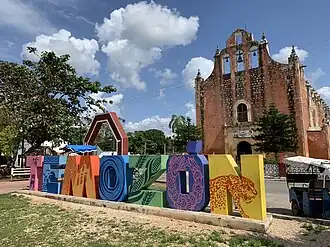 Temozón sign